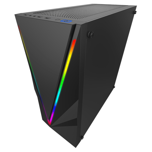 GameMax Venus Mid Tower Gaming Case - Black USB 3.0