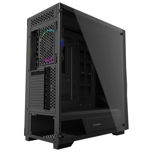 GameMax Venus Mid Tower Gaming Case - Black USB 3.0