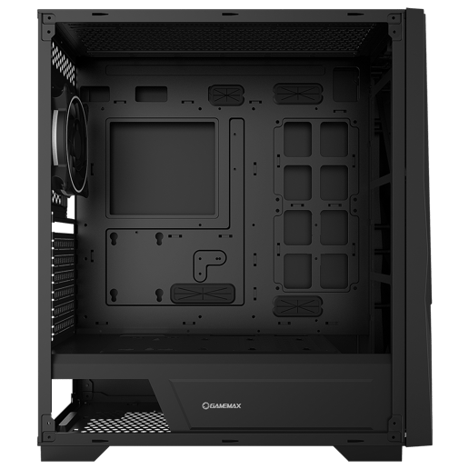 GameMax Venus Mid Tower Gaming Case - Black USB 3.0