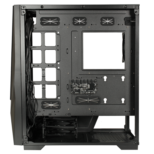 GameMax Venus Mid Tower Gaming Case - Black USB 3.0