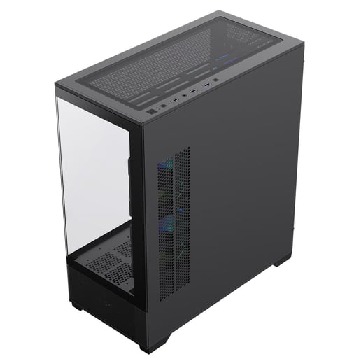GameMax Vista 6 Mid Tower Gaming Case - Black 