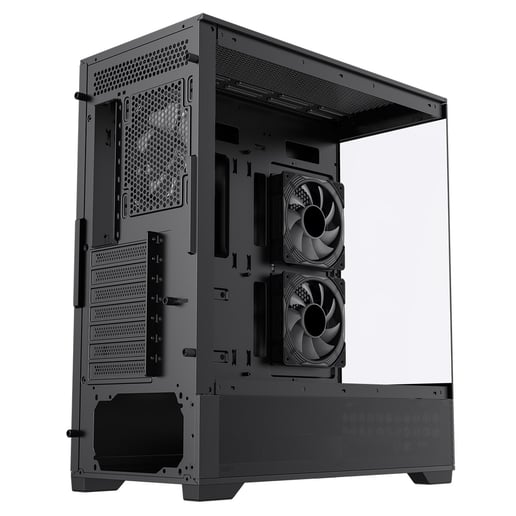 GameMax Vista 6 Mid Tower Gaming Case - Black 