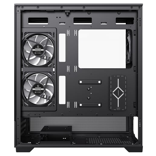GameMax Vista 6 Mid Tower Gaming Case - Black 