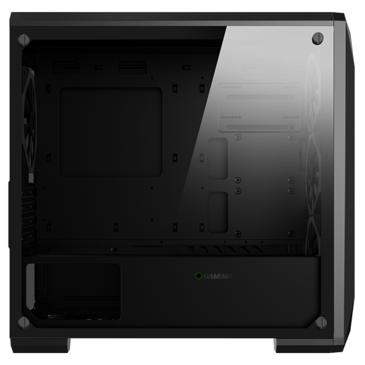 GameMax Kamikaze Pro Mid Tower Gaming Case - Black 