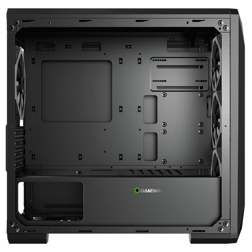 GameMax Kamikaze Pro Mid Tower Gaming Case - Black 