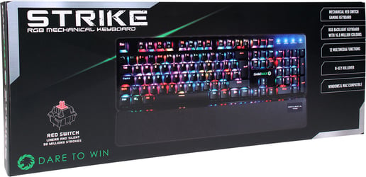 GameMax Strike Mechanical RGB Outemu Red Switch Gaming Keyboard