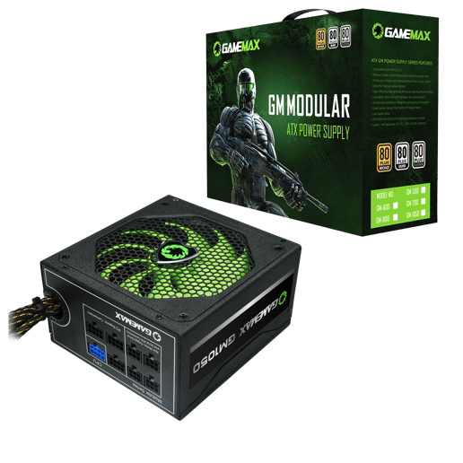 GameMax GM1050 1050W Semi-Modular Power Supply 80 Plus Silver