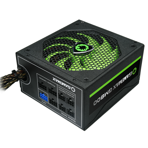 800W GameMax GM800 Semi-Modular 80 Plus Bronze PSU