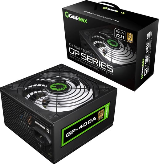 400W GameMax GP400A 80 Plus Bronze PSU