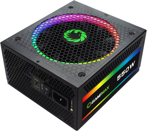 550W GameMax RGB Modular 80 Plus Gold PSU