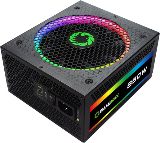 GameMax RGB 850W Modular Power Supply 80 Plus Gold