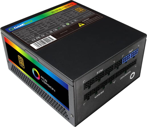 GameMax RGB 850W Modular Power Supply 80 Plus Gold