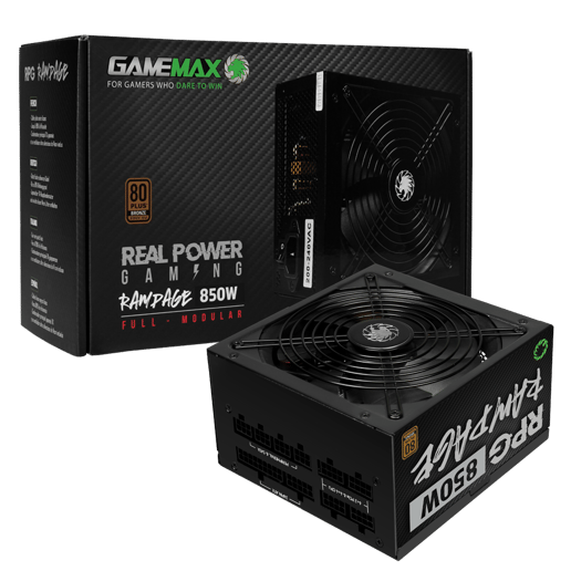 850W GameMax RPG Rampage Modular 80 Plus Bronze PSU