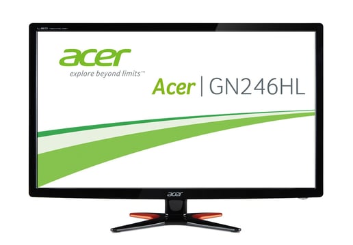 Acer GN246HLB 24 inch 3D 144Hz 1ms Gaming Monitor - Full HD, 1ms