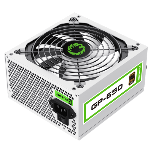 650W GameMax GP650 White 80 Plus Bronze PSU
