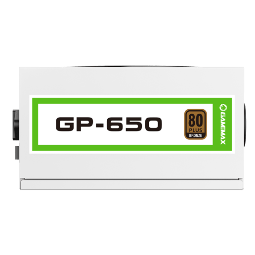 650W GameMax GP650 White 80 Plus Bronze PSU