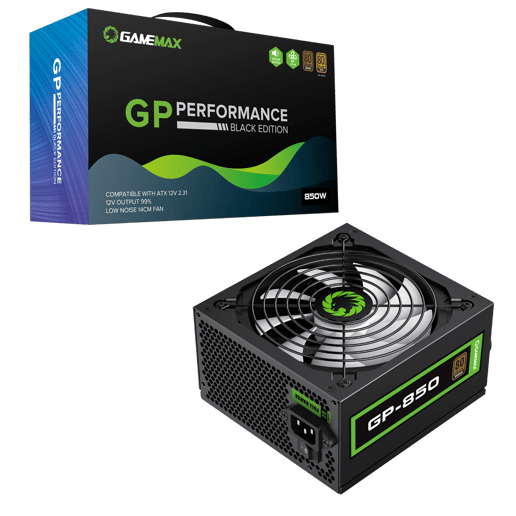 850W GameMax GP850 80 Plus Bronze PSU