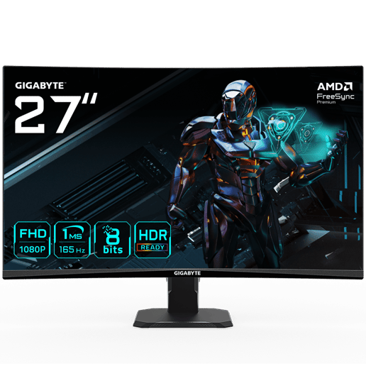 Gigabyte GS27F 27" Full HD Gaming Monitor - IPS, 165Hz, 1ms, HDMI, DP