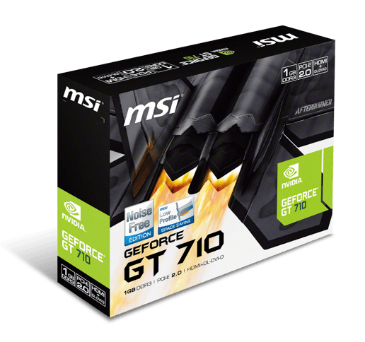 MSI GeForce GT 710 1GB Graphics Card