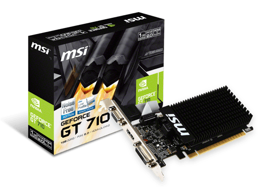 MSI GeForce GT 710 1GB Graphics Card