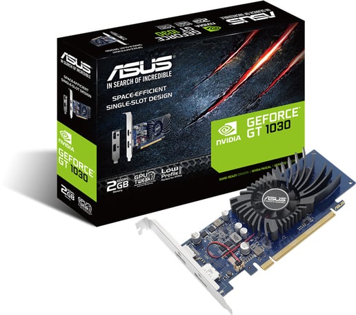 ASUS GeForce GT 1030 2GB GDDR5 Low Profile Graphics Card