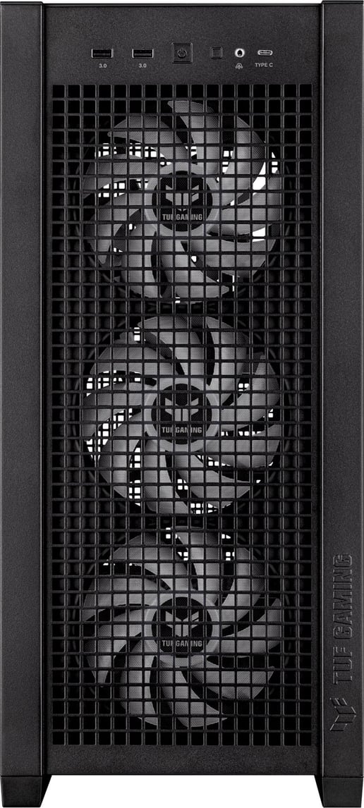 ASUS TUF Gaming GT302 ARGB Mid Tower Gaming Case - Black 