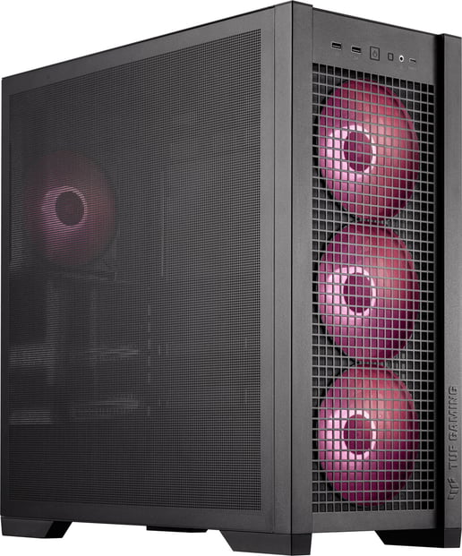ASUS TUF Gaming GT302 ARGB Mid Tower Gaming Case - Black 