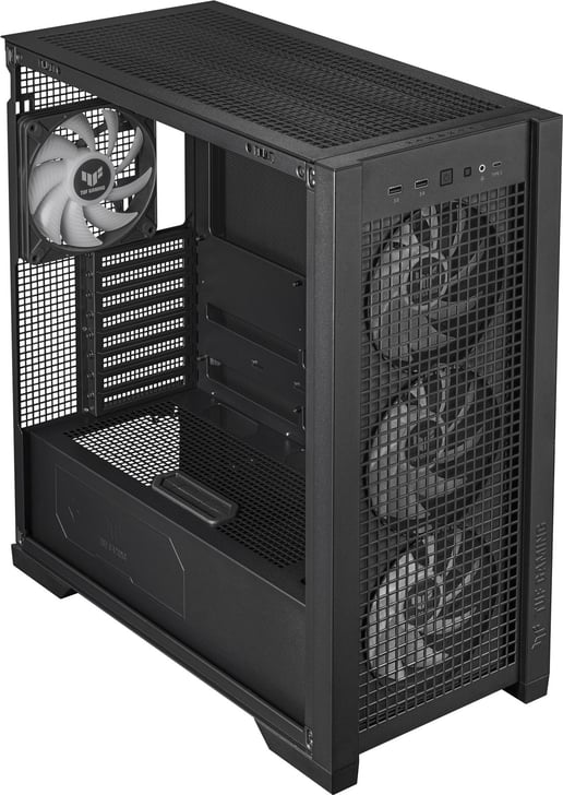 ASUS TUF Gaming GT302 ARGB Mid Tower Gaming Case - Black 