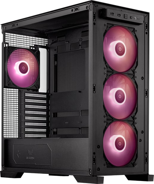 ASUS TUF Gaming GT302 ARGB Mid Tower Gaming Case - Black 