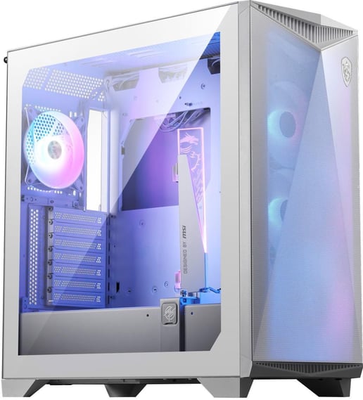 MSI MPG GUNGNIR 300R AIRFLOW Mid Tower Gaming Case - White 