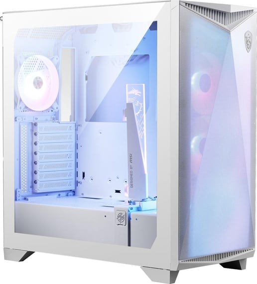 MSI MPG GUNGNIR 300R AIRFLOW Mid Tower Gaming Case - White 