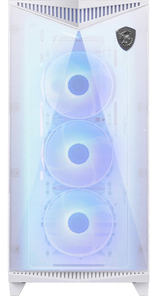MSI MPG GUNGNIR 300R AIRFLOW Mid Tower Gaming Case - White 