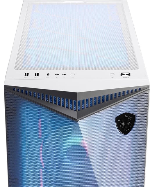 MSI MPG GUNGNIR 300R AIRFLOW Mid Tower Gaming Case - White 