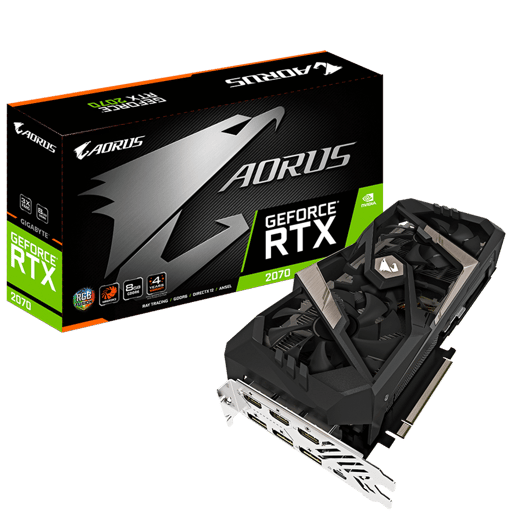 Gigabyte GeForce RTX 2070 Aorus OC 8GB Graphics Card