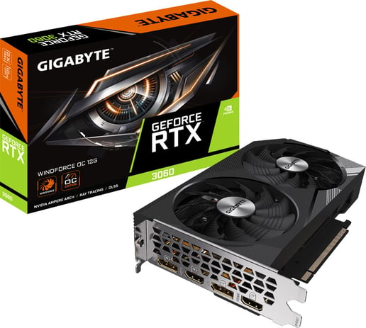Gigabyte GeForce RTX 3060 Windforce OC 12GB Graphics Card