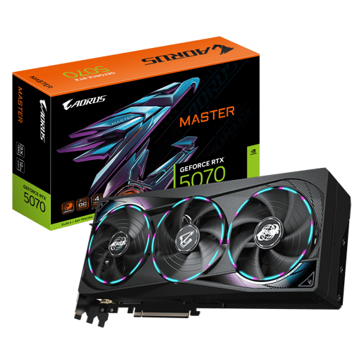 Gigabyte GeForce RTX 5070 Aorus Master OC 12GB GDDR7 Graphics Card