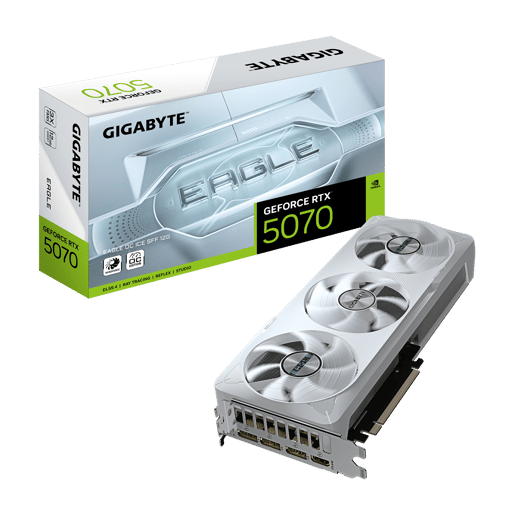 Gigabyte GeForce RTX 5070 EAGLE ICE SFF OC 12GB GDDR7 Graphics Card