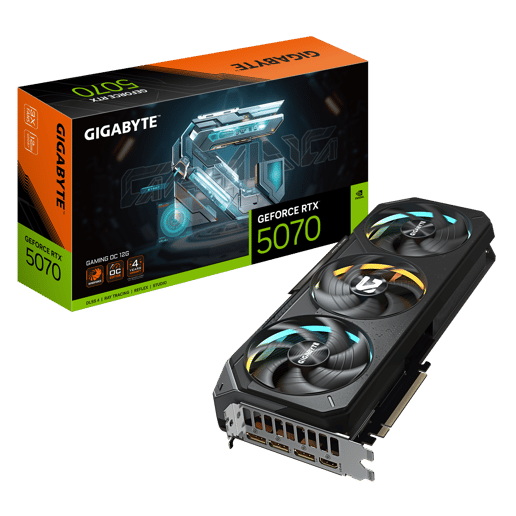 Gigabyte GeForce RTX 5070 GAMING OC 12GB GDDR7 Graphics Card