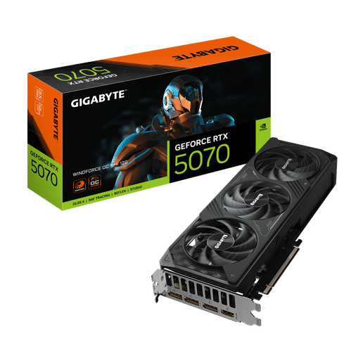 Gigabyte GeForce RTX 5070 WINDFORCE SFF OC 12GB GDDR7 Graphics Card