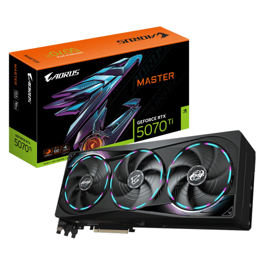 Gigabyte GeForce RTX 5070 Ti Aorus Master 16GB GDDR7 Graphics Card