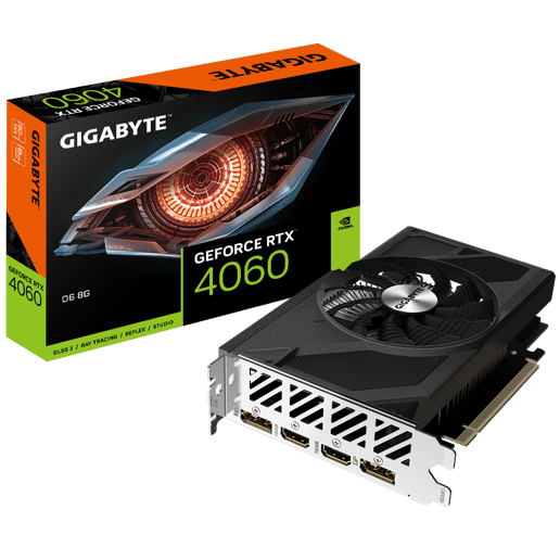 Gigabyte GeForce RTX 4060 D6 8GB GDDR6 Graphics Card