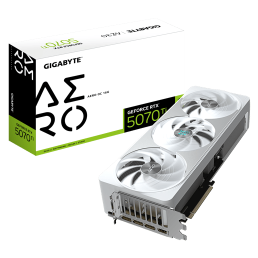 Gigabyte GeForce RTX 5070 Ti AERO OC 16GB GDDR7 Graphics Card