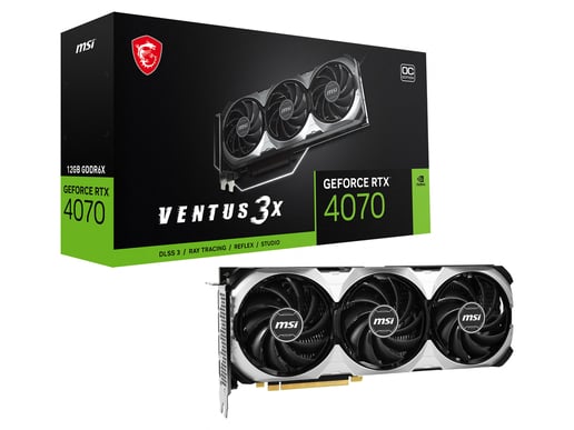 MSI GeForce RTX 4070 Ventus 3X OC 12GB Graphics Card