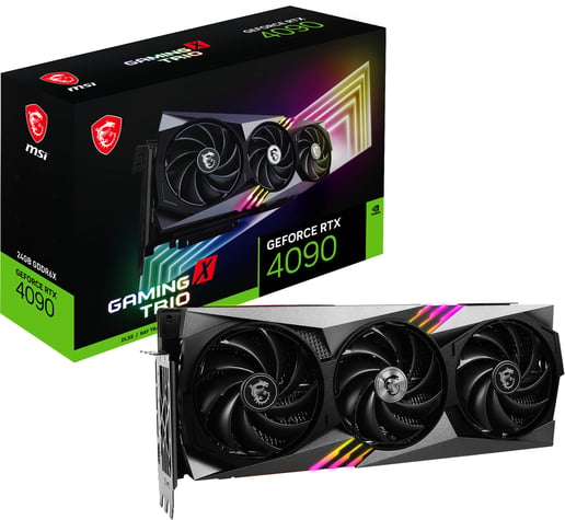 MSI GeForce RTX 4090 GAMING X TRIO OC 24GB GDDR6X Graphics Card