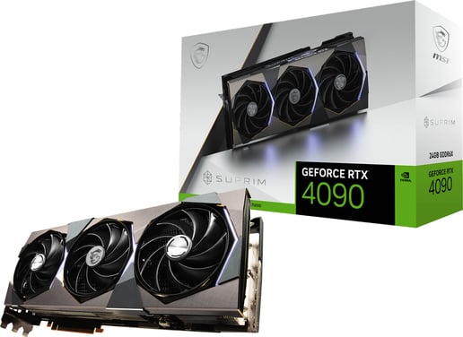 MSI GeForce RTX 4090 SUPRIM X OC 24GB GDDR6X Graphics Card