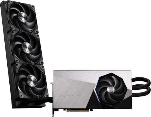 MSI GeForce RTX 5080 SUPRIM LIQUID SOC 16GB GDDR7 Graphics Card