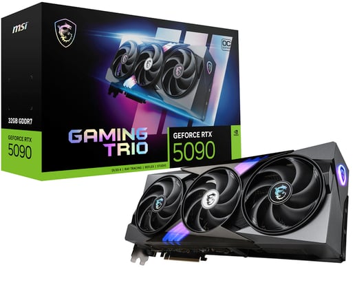 MSI GeForce RTX 5090 GAMING TRIO OC 32GB GDDR7 Graphics Card