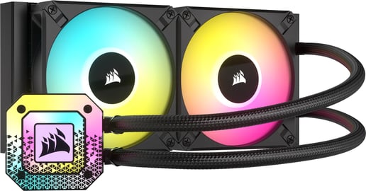 Corsair iCUE H100i ELITE CAPELLIX XT 240mm AiO Liquid CPU Cooler in Black