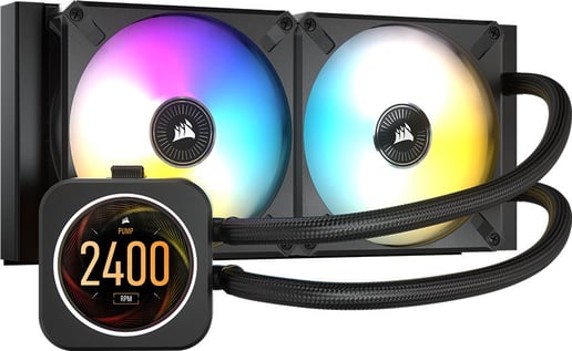 Corsair iCUE H100i ELITE LCD Display 240mm Liquid CPU Cooler