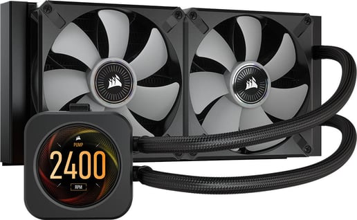 Corsair iCUE H100i ELITE LCD Display 240mm Liquid CPU Cooler